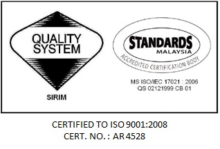 Pautan ke CERTIFIED TO ISO 90012008