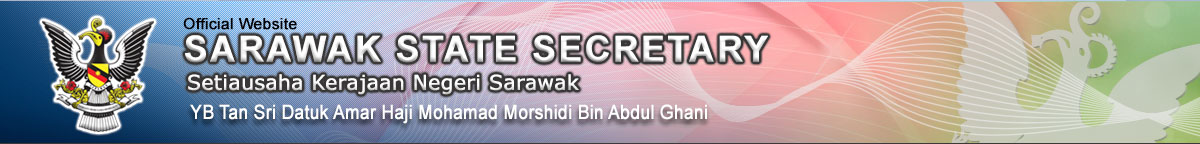 Welcome to Official Website of Sarawak State Secretary