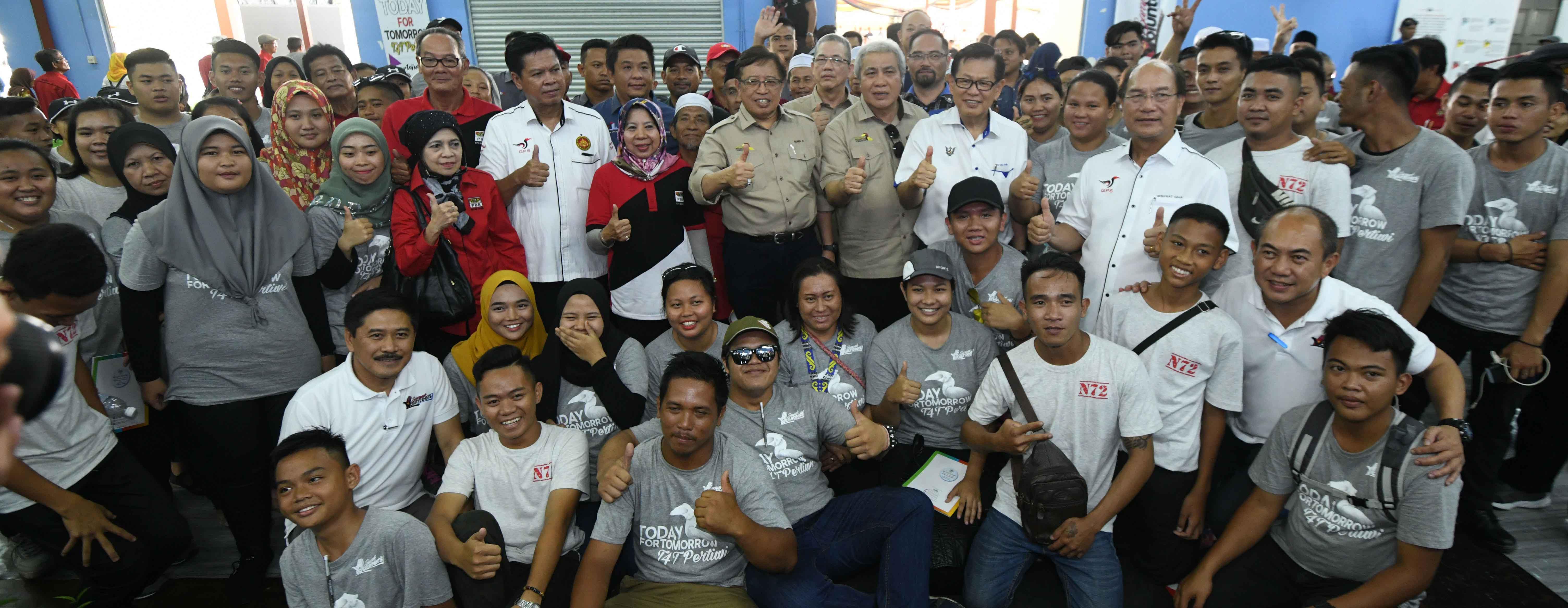 T4T Townhall CM with Youth Bekenu, Miri was held on 13 april 2019. Copyright @ Office of the The Chief Minister of Sarawak, CMO